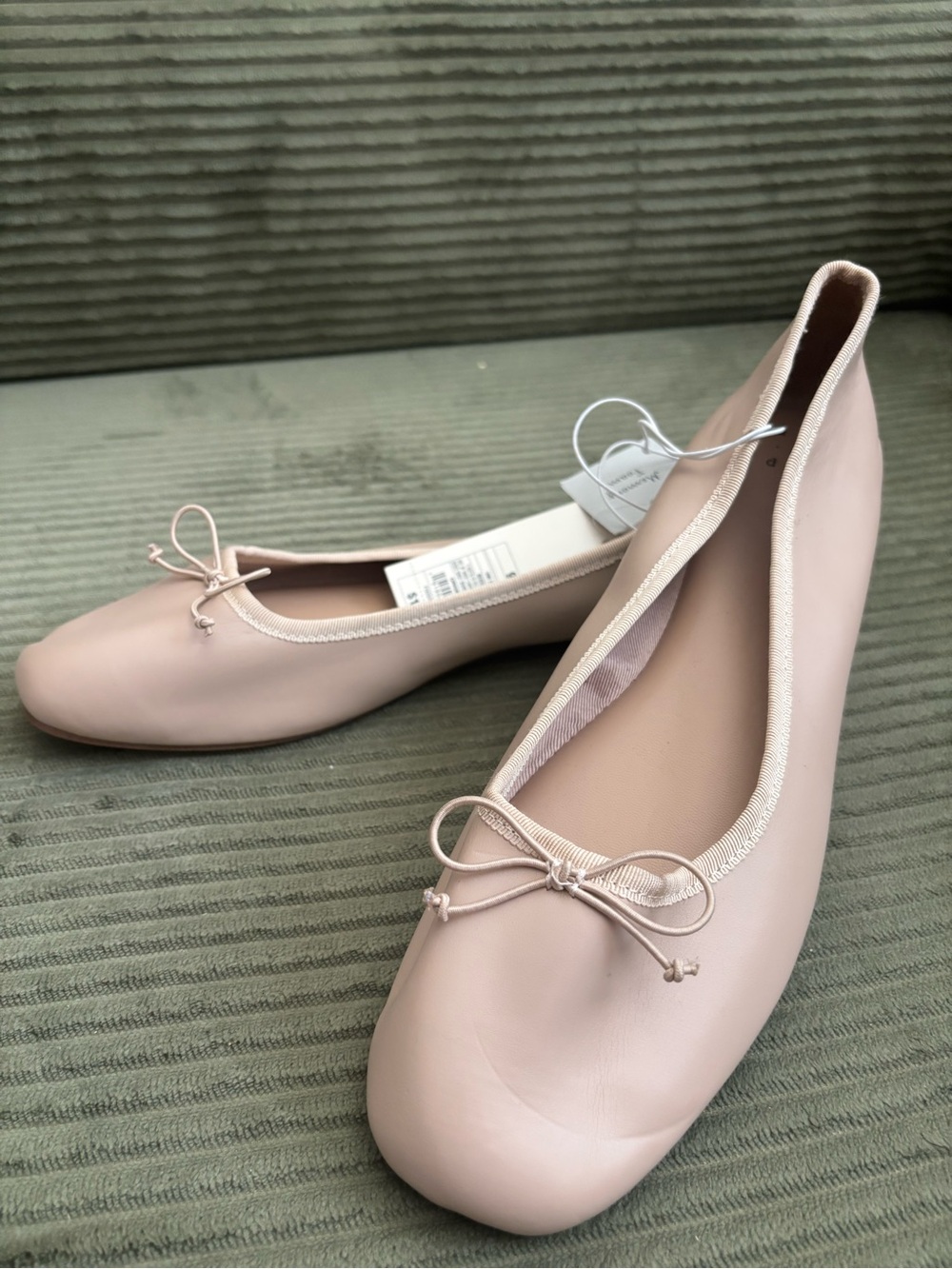 a new day Blush Pink Ballet Flats with Bow